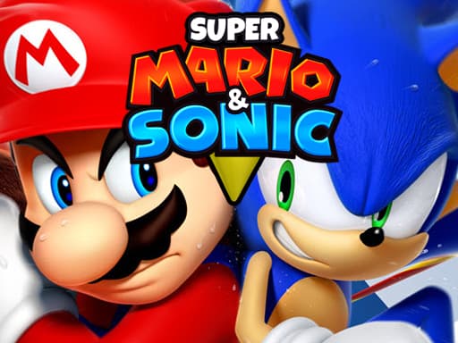 Super Mario and Sonic game screenshot - arcade - Free online game