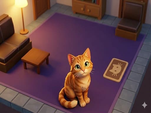 Kitty House Escapist game screenshot - arcade - Free online game