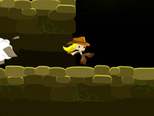 Captura de pantalla del juego Indygirl and the Golden Skull - clicker - Juego gratuito en línea