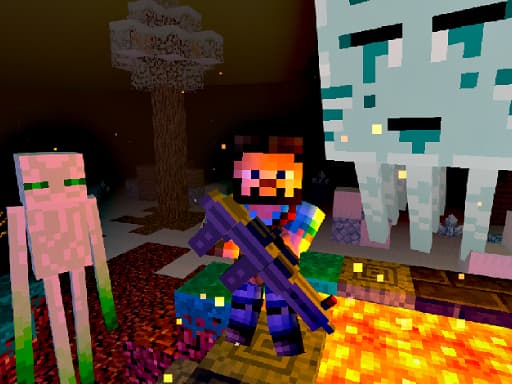 Captura de pantalla del juego ZombieCraft - shooting - Juego gratuito en línea