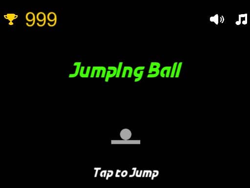 Ball Jumps game screenshot - sports - Free online game