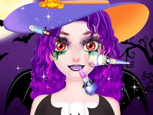 Sweet Girl Halloween Dress Up game screenshot - hypercasual - Free online game