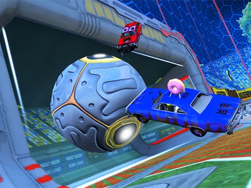 Captura de pantalla del juego Rocket Soocer - sports - Juego gratuito en línea