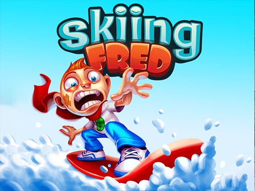 Captura de pantalla del juego Skiing Fred - racing - Juego gratuito en línea