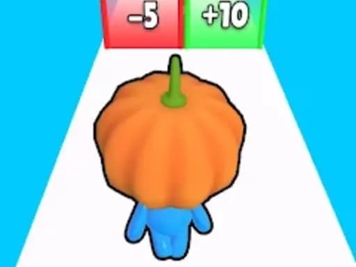 Crazy Head Runner  game screenshot - hypercasual - Free online game