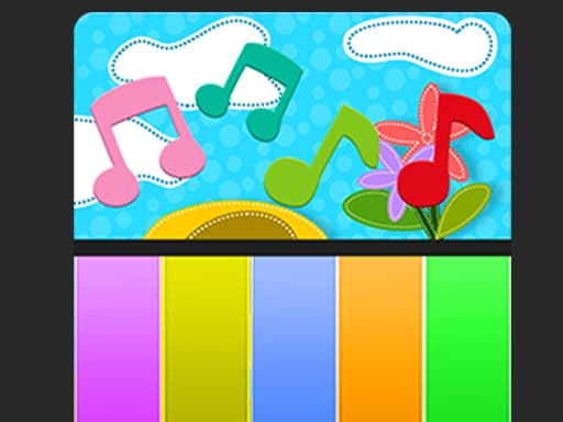 Captura de pantalla del juego Piano For Kids - racing - Juego gratuito en línea