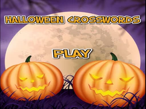 Halloween crosswords HTML5 game screenshot - arcade - Free online game