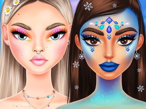 Mega Makeup   Seasons Best game screenshot - girls - Free online game