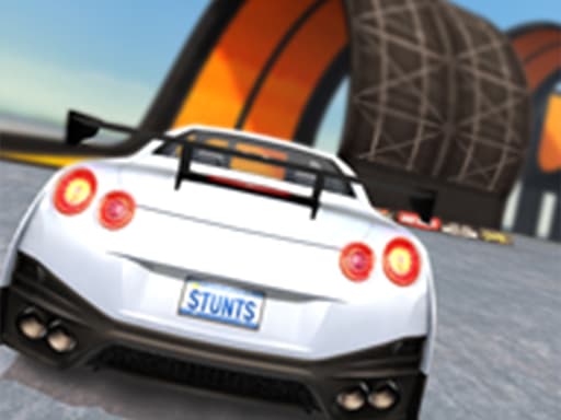 Car Stunt Races: Mega Ramps game screenshot - racing - Free online game