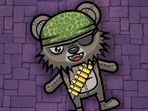 Zombie Bears Night Shooting game screenshot - adventure - Free online game