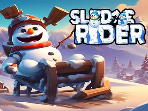 Christmas Sledge Rider 3D game screenshot - racing - Free online game