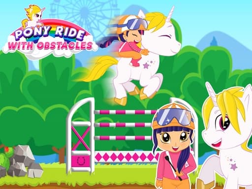 Pony Ride With Obstacles游戏截图 - racing - 免费在线游戏