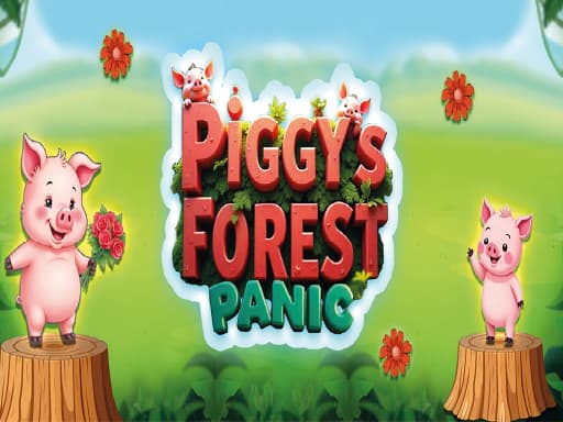 Piggys Forest Panic game screenshot - adventure - Free online game