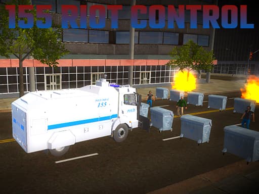 155 Riot Control-(Riot Police) game screenshot - action - Free online game