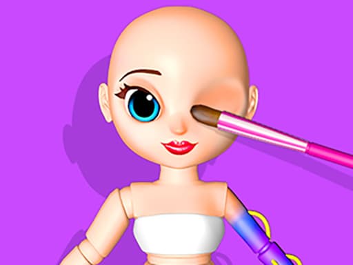 ASMR Doll Repair game screenshot - girls - Free online game
