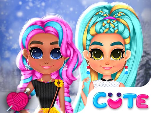 My Winter Knit Fashion game screenshot - girls - Free online game