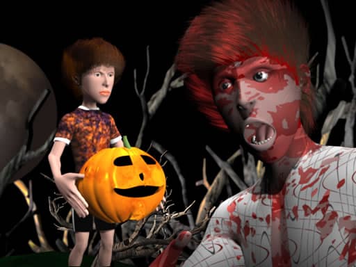 Halloween Hoops game screenshot - sports - Free online game