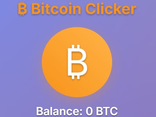 Captura de pantalla del juego BTC clicker - clicker - Juego gratuito en línea