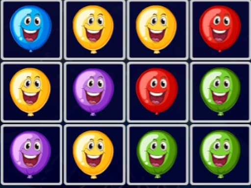Balloons Matching Deluxe game screenshot - girls - Free online game