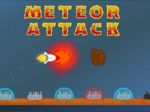Captura de pantalla del juego Meteor Attack - shooting - Juego gratuito en línea