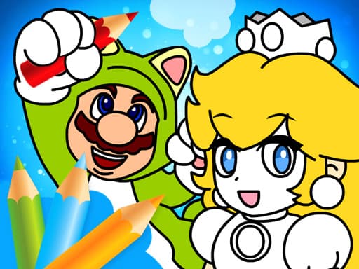 Cheerful Plumber Coloring游戏截图 - girls - 免费在线游戏