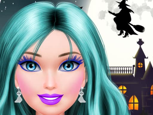 Halloween Salon - Girls Game game screenshot - hypercasual - Free online game