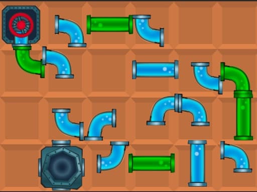 Connect the Pipes 2d game screenshot - sports - Free online game