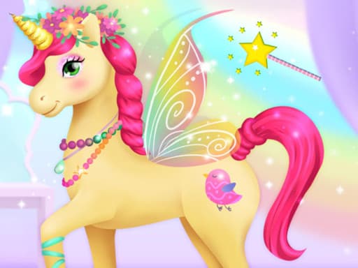 Fantasy Unicorn Creator game screenshot - girls - Free online game