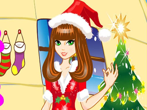 Christmas Girl Dressup游戏截图 - girls - 免费在线游戏