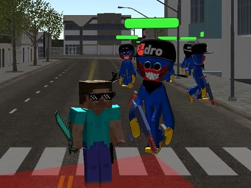 Craftsman Gangster Theft Auto game screenshot - shooting - Free online game