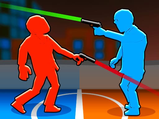 Ragdoll Duel 2P game screenshot - shooting - Free online game