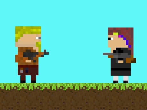 Captura de pantalla del juego Adam vs Sacha - shooting - Juego gratuito en línea