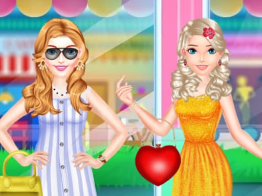 Sister Different Style Shopping游戏截图 - girls - 免费在线游戏