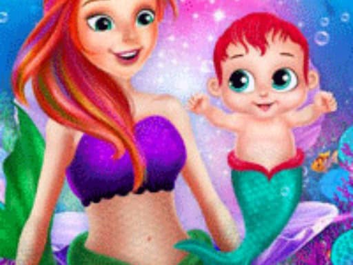 Mermaid Newborn Baby Care游戏截图 - girls - 免费在线游戏