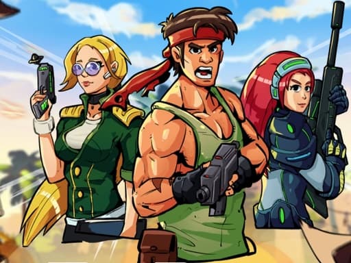 Captura de pantalla del juego Metal Shooter Brother Squad - shooting - Juego gratuito en línea
