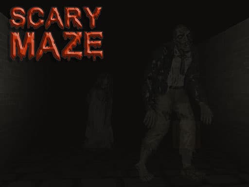 Captura de pantalla del juego Scary Maze 3D - shooting - Juego gratuito en línea