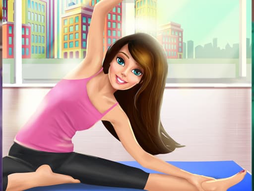 Fitness Gym Girls Dress Up game screenshot - girls - Free online game