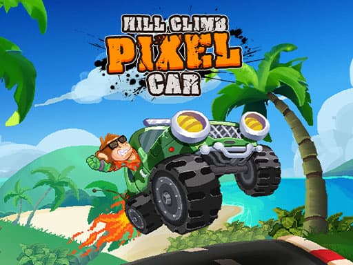 Hill Climb Pixel Car游戏截图 - racing - 免费在线游戏