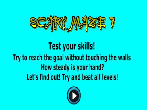 Captura de pantalla del juego Scary Maze 7 - puzzles - Juego gratuito en línea