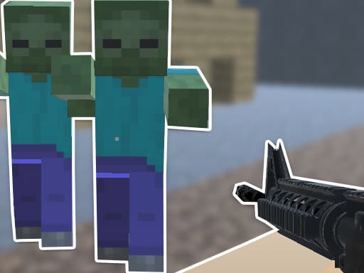 Captura de pantalla del juego Steve Zombie Shooter - action - Juego gratuito en línea
