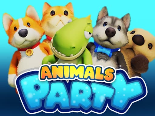 Captura de pantalla del juego Animals Party - action - Juego gratuito en línea