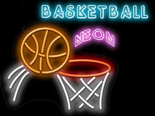 Swipe Basketball Neon game screenshot - sports - Free online game