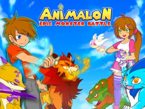 Captura de pantalla del juego Animalon : Epic Monster Battle - action - Juego gratuito en línea