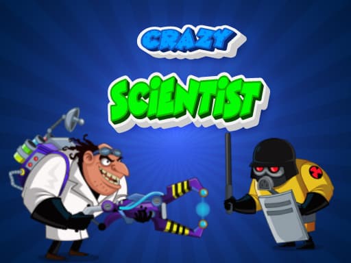 Captura de pantalla del juego Crazy Scientist - shooting - Juego gratuito en línea