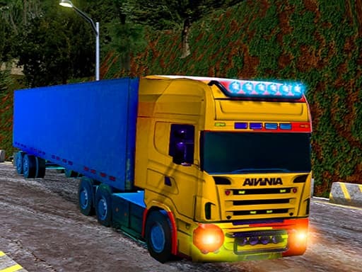 Cargo Truck simulator 2025 game screenshot - action - Free online game