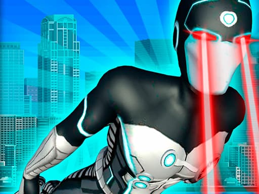 Captura de pantalla del juego Flying Superhero Revenge Grand City Captain - boys - Juego gratuito en línea