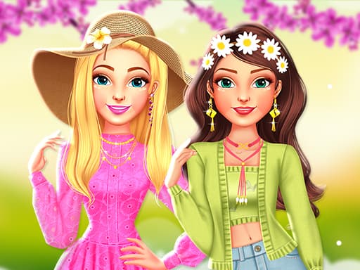 Bffs Spring Break Fashionista game screenshot - girls - Free online game