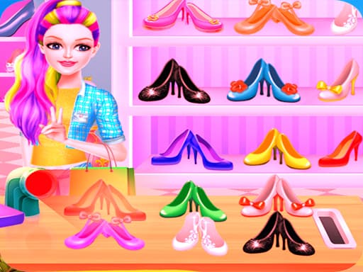 Little Shoe Designer - Fashion World game screenshot - hypercasual - Free online game