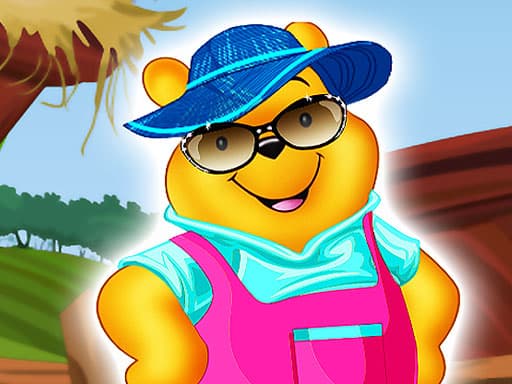 Pooh Dress up game screenshot - girls - Free online game