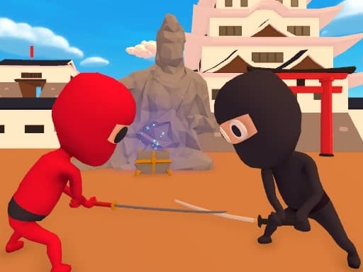Stickman Ninja Way of the Shinobi game screenshot - fighting - Free online game